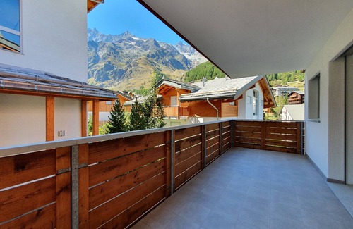 Saas-Fee Apartment | Modern duplex flat in the Bella Coppia building, 100 metres from the Alpin Express