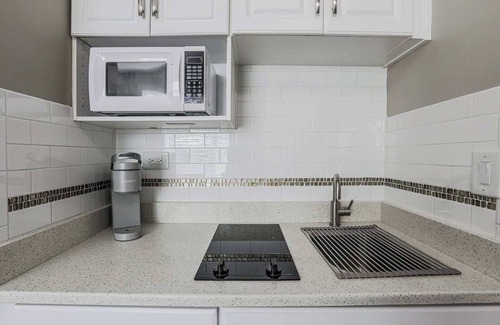 Carolina Forest Condo | Modern Gray Studio Steps to Pool Myrtle Beach SC