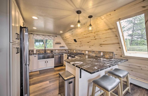 Guffey Cabin | Modern Guffey A-Frame Cabin: Grill, 38 Acres!