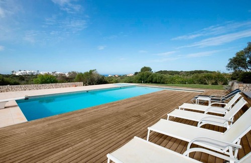 Es Canutells Villa | Modern holiday home with sea view for families- Casa Forma Nou