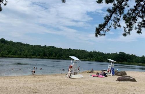 Albrightsville House | Modern Home near Lake w HotTub, Game Room, Fireplace