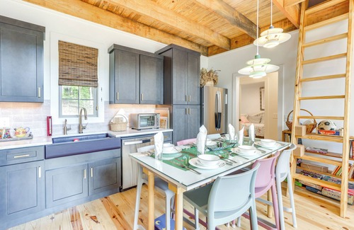 Little Kowaliga Cottage | Modern Home Near Lake Martin: Fishing Pond On-Site