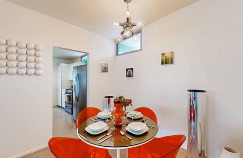 Racquet Club South House | Modern home w/mountain views, private backyard pool & grill, close to downtown