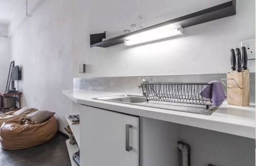 Downtown Johannesburg Apartment | Modern, Industrial-Style Studio Apartment in Cultural Neighbourhood