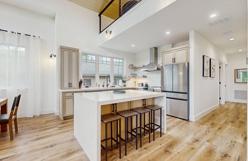 Dover Bay House | Modern lake house w/wetland view - walk to lake & beach