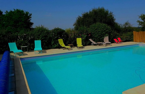 Thuy House | Modern renovated barn in the Pyrenees, large outdoor space & large pool