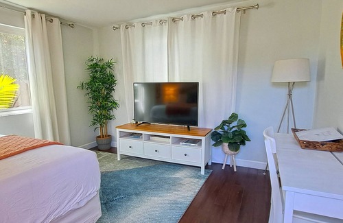 South Wrigley House | Modern Tropical Studio with PRIVATE Jacuzzi