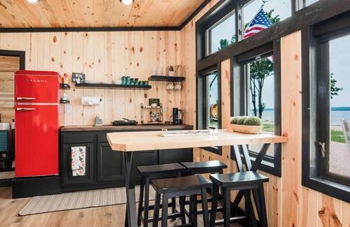 East Jordan Cabin | Modern Twin Cabin on Lake Charlevoix, Boat Rentals