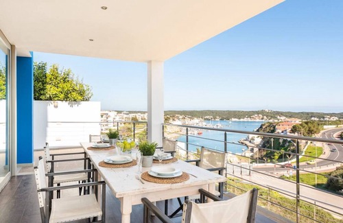 Es Castell Villa | Modern Villa, Port Views, Jacuzzi & Pool, Full AC