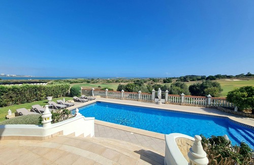 Lagos Villa | Modern Villa w/Sea & Golf Views, BBQ, Wi-Fi & Private Pool - Near Lagos