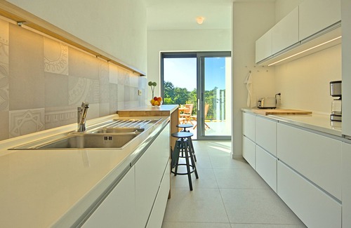 Bokordici Villa | Modern villa with heated pool, whirlpool, volleyball court and mini football