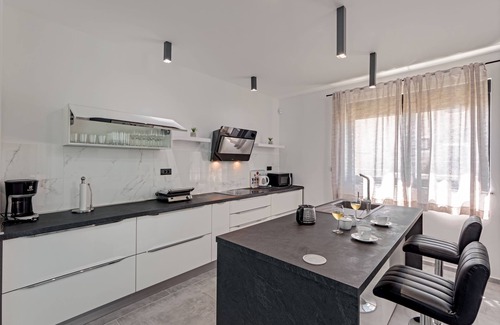 Stokovci Villa | Modern villa with infinity pool, playing field and free e-charging station