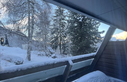 Arc-1600 Apartment | Modernly designed Apartment , Heart of the station, Ski on door, south terrace