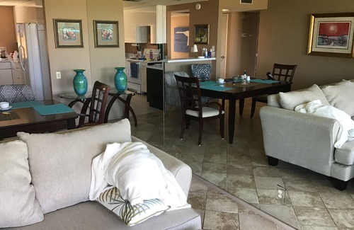 Palm Desert Condo | Monthly, 2-bedroom condo in Palm Desert, California, with view, hot tub and pool