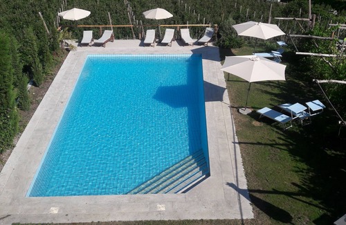 Marlengo Ski Chalet | Moosbichlerhof new chalet 55 sqm, panoramic view, pool near Merano, Merano Card.