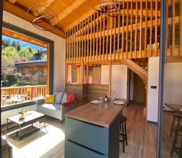 Les Houches Ski Chalet | Mountain Cabin - vue montagne - 4 personnes