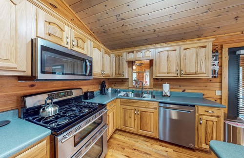 Rabun Gap Cabin | mountain cabin with deck, sunroom, grill, fireplace, arcade, & wifi - dogs ok