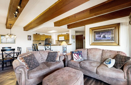Crested Butte Condo | Mountain view condo with fireplace, hot tubs, sauna, & easy slope access