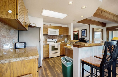 Crested Butte Condo | Mountain view condo with fireplace, hot tubs, sauna, & easy slope access