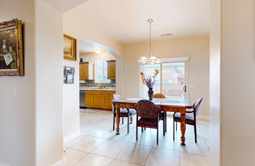 Cedar City House | Mountain view dog-friendly home with enclosed yard, jetted tub, desk, grill, AC