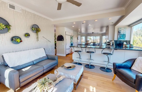 Alpine House | Mountain-View Estate with Shared Pool, Tropical Bar & Office