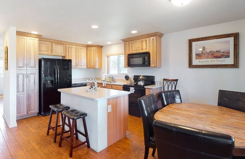 Pagosa Hills House | Mountain view home close to downtown with great deck, firepit, WiFi, & W/D