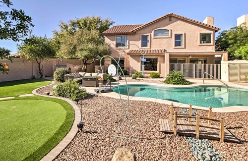 Rancho Vistoso House | Mountain View Paradise - Family Friendly, Heated Pool and Putting Green