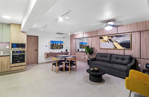 Downtown Queretaro Apartment | MS Moderna Suite Centrica Aire Acondicionado