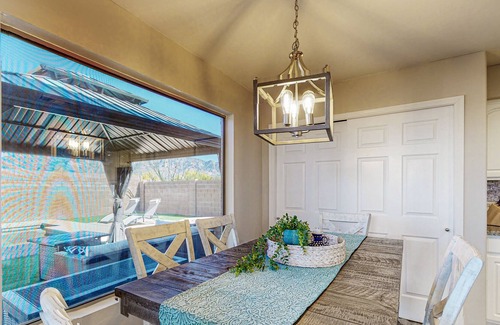 Rancho Vistoso House | Mtn-view home with private pool, hot tub, grill, & enclosed backyard