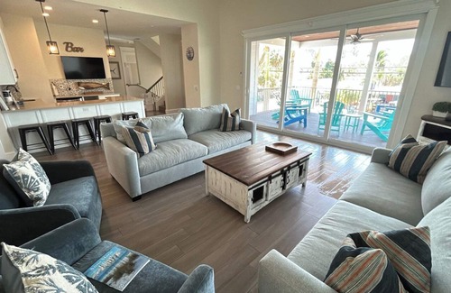 Bradenton Beach House | Multi family beach house! 9 bedrooms, pool with waterslide + rooftop deck