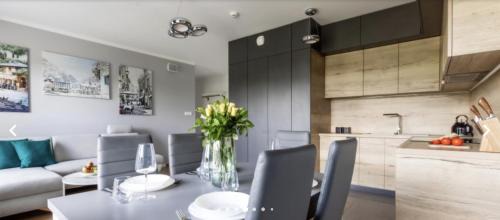 Zaspa Apartment | Nadmorski apartament z siłownią i sauną w Apart Hotelu Baltica Towers