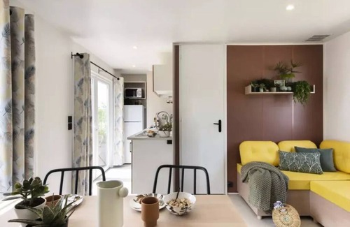 Soustons House | Nature Campsite L'Airial* - Trendy 3-Room Cottage for 4 People with Air Conditioning