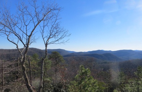 Brevard House | NC Moutain Lodge with Panoramic Views: Pisgah Mtn to the North,