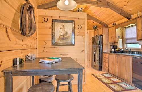 Mill Spring Cabin | Near Winter Trails! Rustic Cabin in Mill Spring