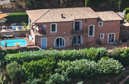 Espero-Pax Villa | Neo-Palladian style air-conditioned villa, quiet, sea view, Esterel and Lérins Islands