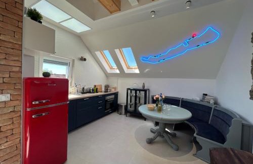 Csopak Apartment | NEON Apartman Csopak Balaton, large botanical garden, bicycles, pet&family friendly, outside kitchen,