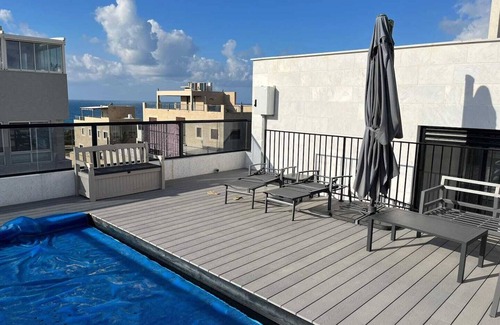 Netanya Apartment | Netanya View Double Suite with a private heated pool for a perfect getaway.