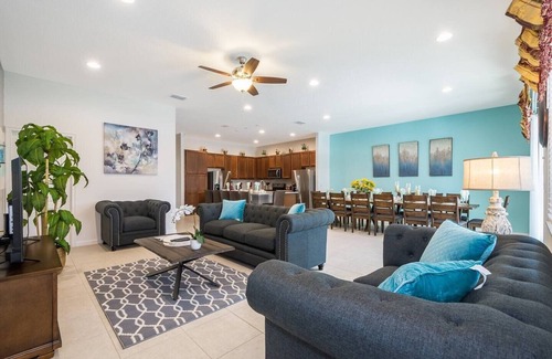 Loughman House | NEW! 12BR Resort Villa with Pool & Spa Near Disney