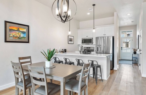 Egg Harbor Condo | New Construction: Hot tub and Gym near Downtown Egg Harbor