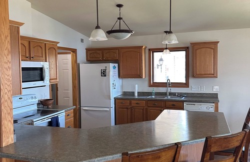 Laona House | New! Escape to the Northwoods on Silver Lake. Across from ATV/snowmobile trails