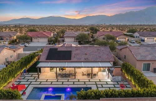 Desert Hot Springs House | New: Gameroom, Pool, Spa, Firepit