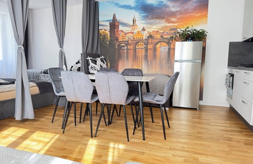 Nove Mesto Apartment | New modern - style apartment with balcony near Charles Square