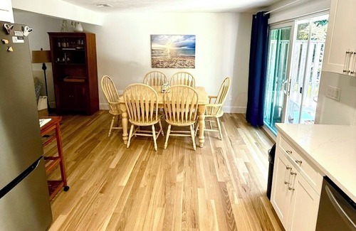 Falmouth House | New private townhome, 3 BR on Shining Sea Bikeway. Walk to town, beach. Sleep 6