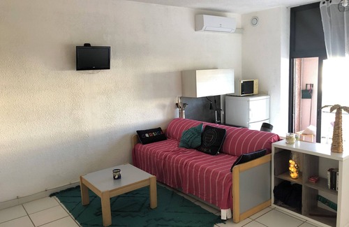 Moriani-Plage Apartment | New - spacious studio cabin on a corsican beach - 4 pers - with swimming pool