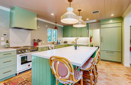 The Movie Colony House | New, Spanish Colonial Revival Estate Dog FriendlY with Pool, Pickleball