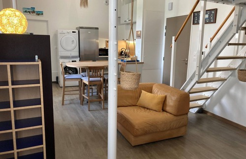 Le Palais Apartment | New studio with loft in Le Palais center, near beaches