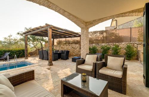 Brzac Villa | New villa with swimming pool, olive grove and sea view by Traveler tourist agency Krk ID 2201