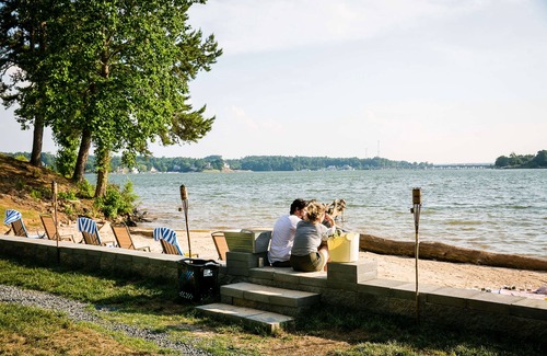 Steele Creek Cabin | New Waterfront Cabin On The Large Sundeck 1 Bedroom Cabin by Redawning