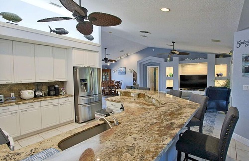 Venetian Shores Villa | NewListing Canal Home Snake Creek with Bay&Ocean Access Tiki&Pool 100ft Dockage