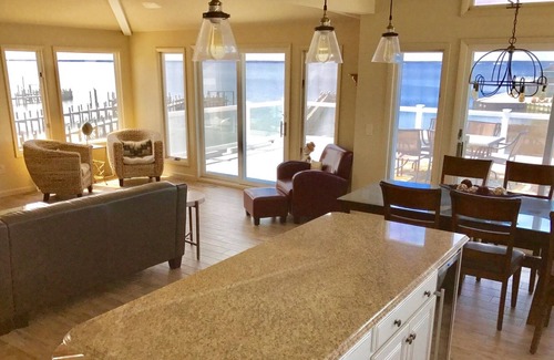 Loveladies House | Newly Renovated Bay Front! Great views, beautiful heated pool. Private dock